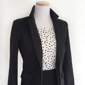 H&M Work Blazer Cotton Button Work Jacket Coat S 6
